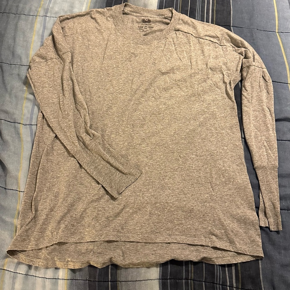 Fruit of the Loom Grey/Charcoal Heater Short & Long Sleeve Shirt Women’s 2XL